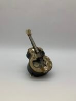 Mini Guitar Music Box Hand Crank Melody Instrument Decorative Collectible