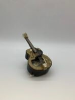 Mini Guitar Music Box Hand Crank Melody Instrument Decorative Collectible - Image 5