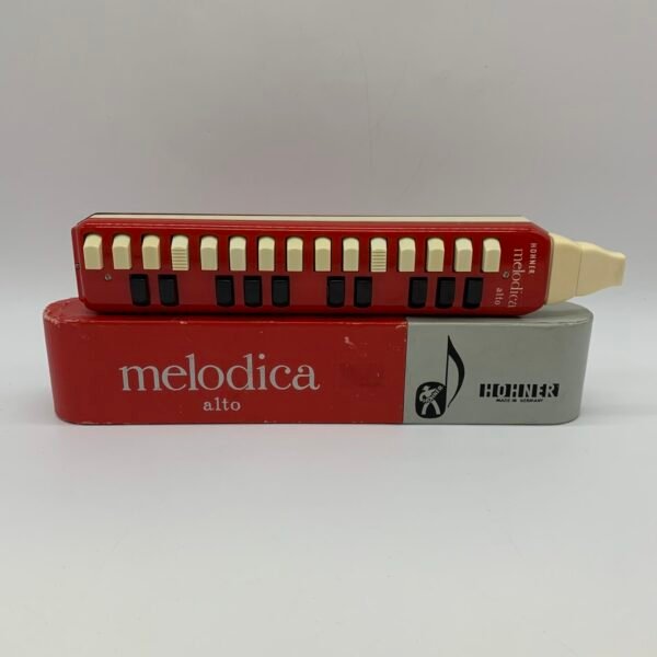 Hohner Melodica Alto Vintage Keyboard Wind Instrument w/ Case Germany