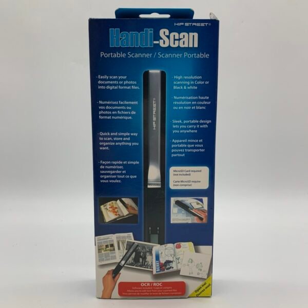 Hip Street Handi-Scan Portable Scanner 300/600 DPI OCR New