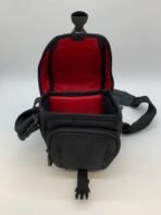 Canon Camera Bag Compact DSLR Case Black Red Padded Carry Case - Image 2