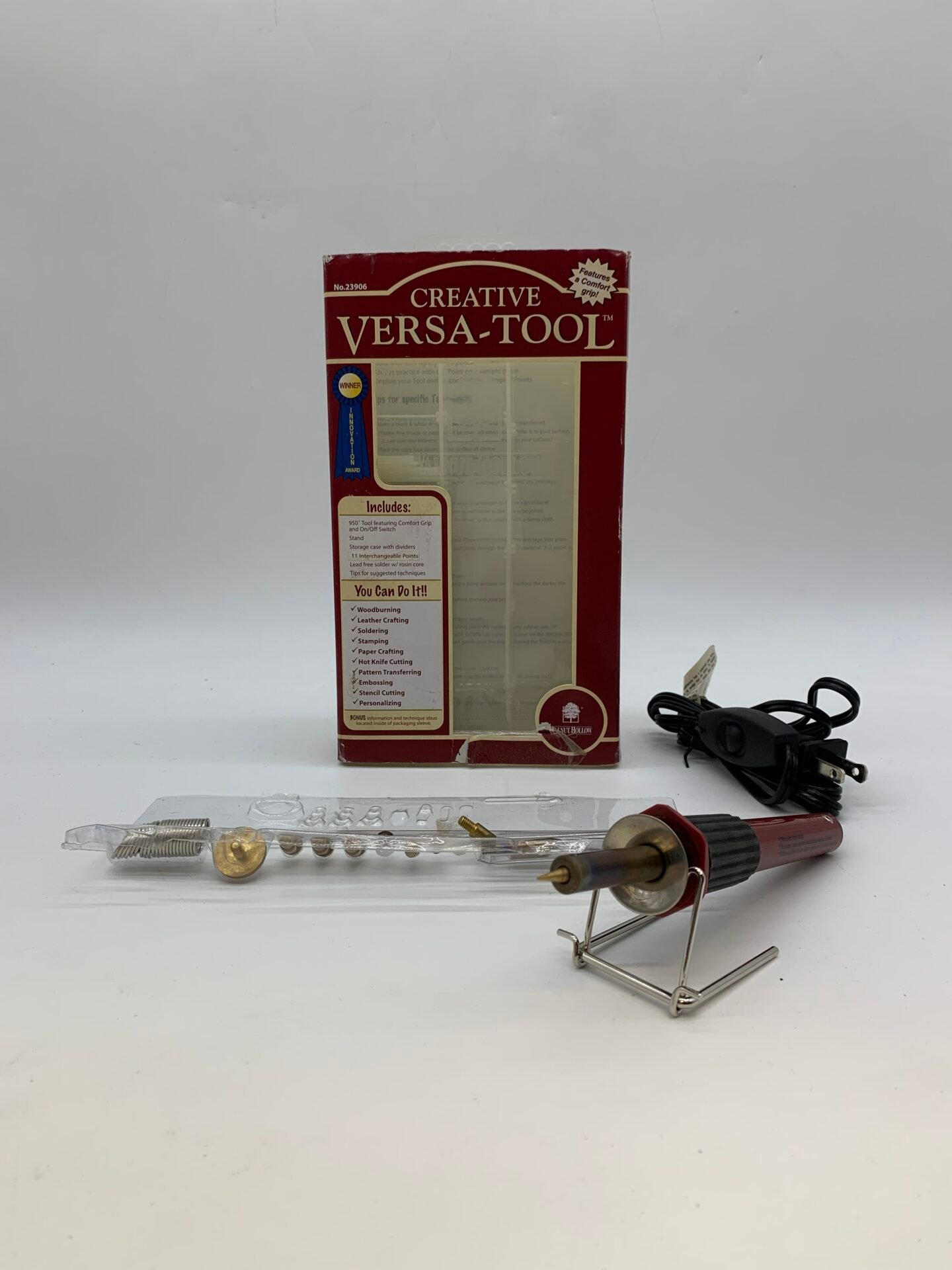 IMG_3430 Walnut Hollow Versa Tool Wood Burning Kit Soldering Craft Tool With Tips - Image 1