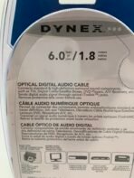 Dynex Optical Digital Audio Cable 6ft 1.8m Toslink HD Audio Cable DX-AV201 New - Image 3
