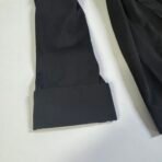 Vertigo Paris Black Trench Coat Jacket XL Belted Double Breasted New With Tags - Image 7