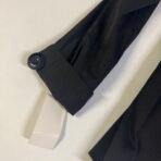 Vertigo Paris Black Trench Coat Jacket XL Belted Double Breasted New With Tags - Image 9