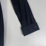 Vertigo Paris Black Trench Coat Jacket XL Belted Double Breasted New With Tags - Image 10