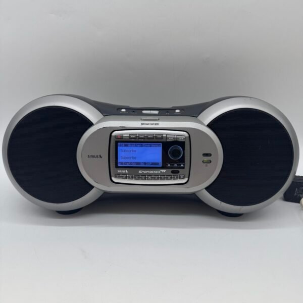 Sirius Sportster R Boombox SP-B1C Satellite Radio Dock Speaker System