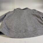 Banana Republic Gray Wool Blend Moto Jacket Women XL Cropped Zip Up - Image 14