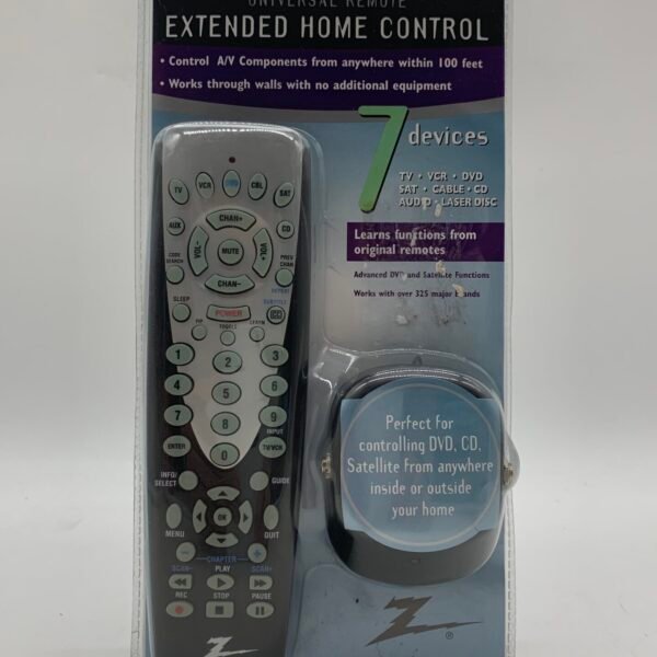 Zenith ZEN550 Universal Remote Extended Home Control 7 Device NEW Sealed