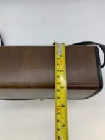 Vintage Bushnell Leather Binocular Case Brown Crossbody Field Bag Retro Travel Bag - Image 6