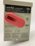 Leviton Industrial Motor Disconnect Switch 30A 600V Powerswitch N3303 - Image 5