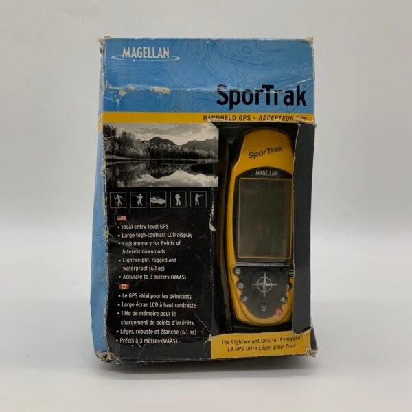 Magellan SporTrak GPS Handheld Outdoor Navigation Device With Box