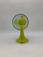 Retro Style Mini Desk Fan Green Portable Battery Powered Fan - Image 2