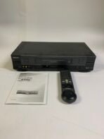 Vintage Toshiba VHS VCR W-625C 4 Head Hi Fi with Remote and Manual