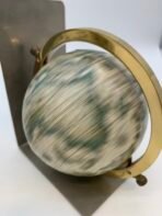 Vintage Globe Bookends Set Nautical World Map Office Decor Antique Style - Image 7