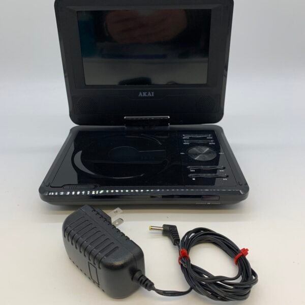 AKAI Portable DVD Player 7” Screen AKPDVD701 USB SD AV In/Out Tested Working