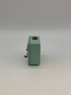 Vintage West Germany Alarm Clock Mid Century Turquoise Renown Desk Clock Retro Decor - Image 2