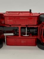 1:20 Hummer H1 Diecast Model Truck Red 4-Door Pickup Military Style Detailed - Image 4