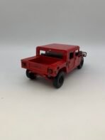1:20 Hummer H1 Diecast Model Truck Red 4-Door Pickup Military Style Detailed - Image 5