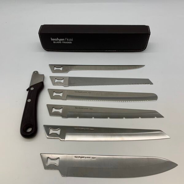 Kershaw Kai Blade Trader Knife Set Japan Interchangeable Blades Chef Set w Case