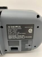 Vintage Audiovox Dual Cassette Boombox AM FM Radio Portable Stereo 90s - Image 4