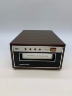 Vintage 1970s Realistic 8 Track Player Wood Grain Stereo Retro Audio Deck