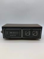Vintage 1970s Flip Clock Radio Wood Grain AM FM Retro Alarm Clock ANTC TR-202