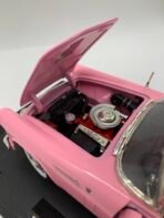 1956 Ford Thunderbird Diecast Model Pink Convertible Classic Car Display Motor Max - Image 4