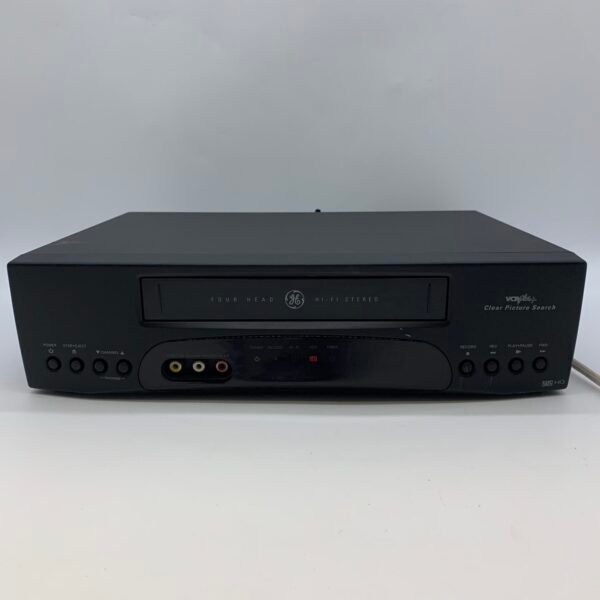 GE VG4264 VHS VCR 4 Head Hi-Fi Stereo VCR Plus Tested Working RCA Inputs