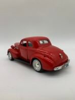 Vintage Style 1939 Chevrolet Coupe Diecast Model Car Red 1:24 Scale Made in China - Image 4