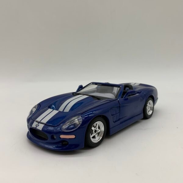 Bburago Shelby Series 1 1999 Blue Convertible 1:24 Made in Italy Diecast Car