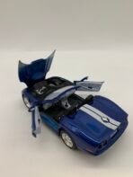 Bburago Shelby Series 1 1999 Blue Convertible 1:24 Made in Italy Diecast Car - Image 5