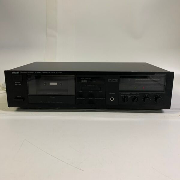 Vintage Yamaha K-340 Cassette Deck HX Pro Dolby Stereo Tape Player Made in Japan