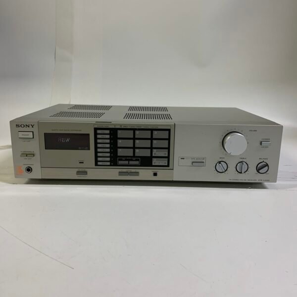Vintage Sony STR-VX250 Stereo Receiver – 1980s Japan Quartz Lock Audio System