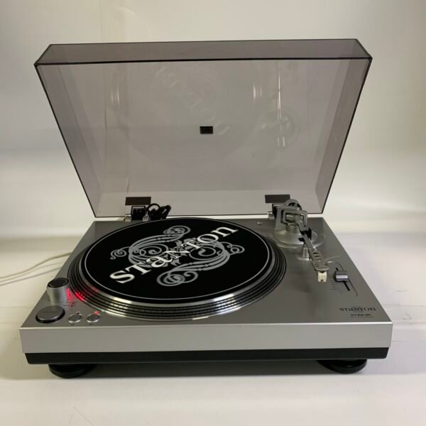 Stanton STR8-30 Direct Drive Turntable w/ Cartridge Dust Cover – Tested Working