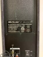 SoundLogic XT Tower Speaker Dock System AUX FM Radio 120V Black - Image 5