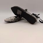 Atmosphere Snake Print Lace Up Ballet Flats Womens Size 7 EU 38 New - Image 2