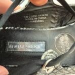 Atmosphere Snake Print Lace Up Ballet Flats Womens Size 7 EU 38 New - Image 5