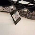 Atmosphere Snake Print Lace Up Ballet Flats Womens Size 7 EU 38 New - Image 8