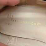 Atmosphere Silver Ballet Flats Lace Up Size 7 EU 38 - Image 5