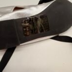 Atmosphere Silver Ballet Flats Lace Up Size 7 EU 38 - Image 6