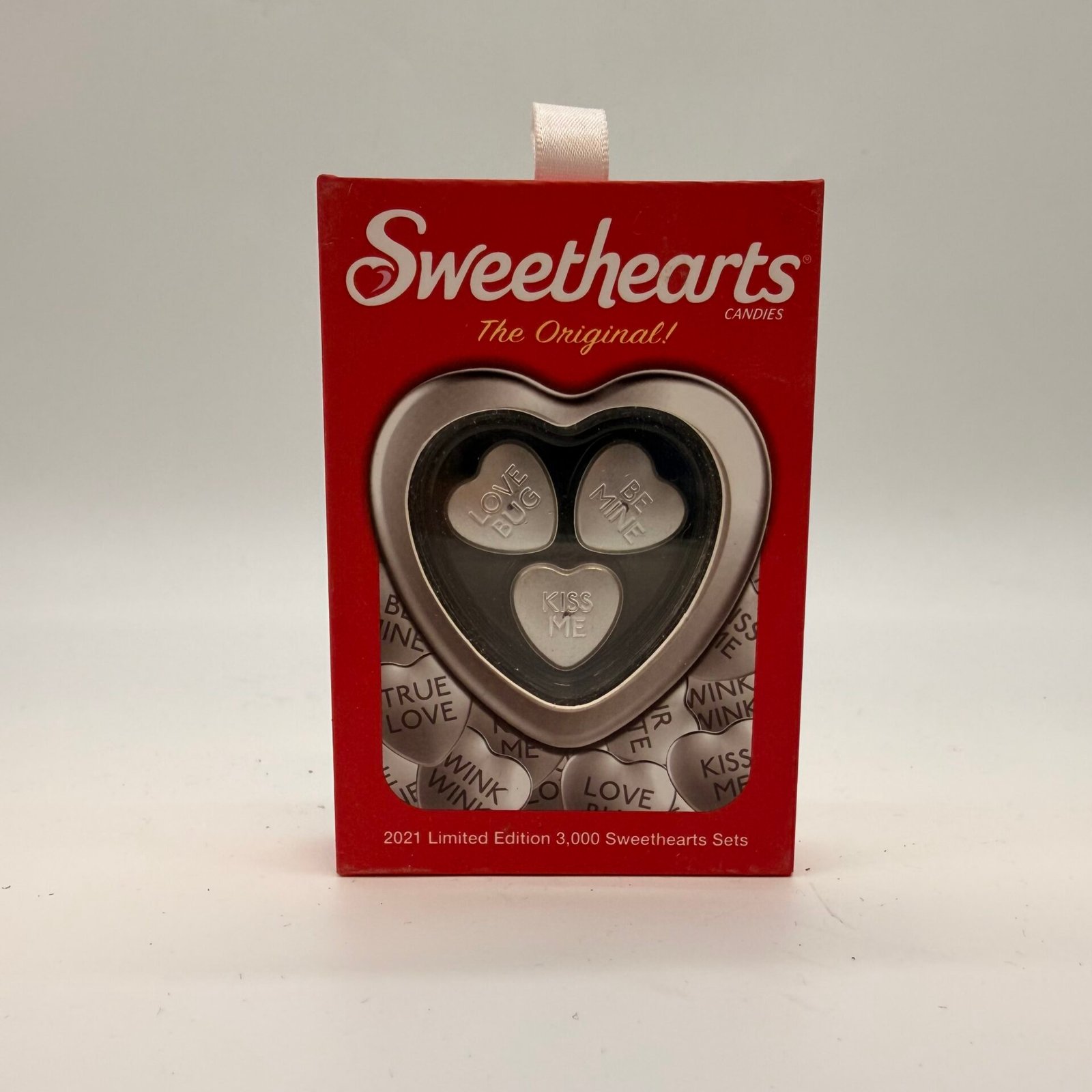 IMG_9360 PAMP Sweethearts 2021 30g .999 Fine Silver Heart Set NEW Box - Image 1