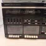 Vintage Sanyo GXT212 Stereo Music System Turntable Cassette AM/FM Tested - Image 2