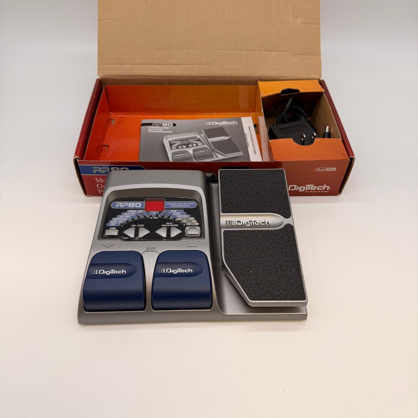 IMG_9756 Digitech RP80 Guitar Multi Effects Processor Pedal w/ PSU - Image 1