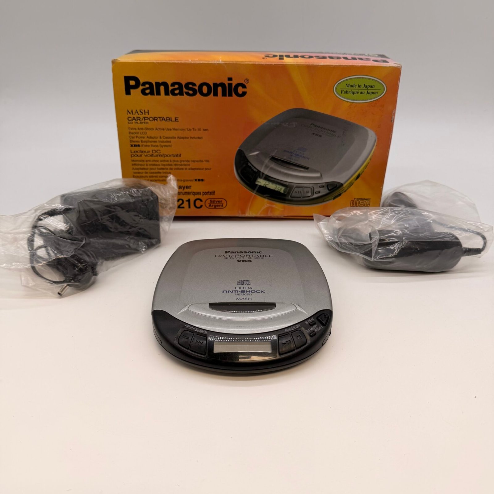 IMG_9780 Panasonic SL-S321C Portable CD Player MASH Anti Shock Japan Box - Image 1
