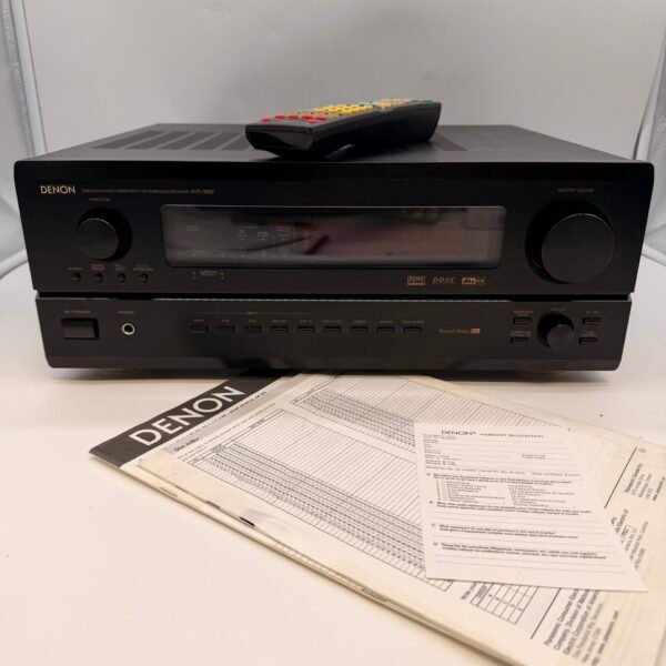 Denon AVR-3802 AV Receiver Made in Japan