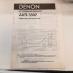 Denon AVR-3802 AV Receiver Made in Japan - Image 9