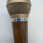 Vintage Hanstar DM-839 Dynamic Microphone 500 Ohm Wood Grain Wired Mic - Image 7