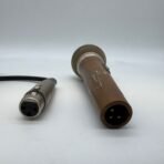 Vintage Hanstar DM-839 Dynamic Microphone 500 Ohm Wood Grain Wired Mic - Image 9