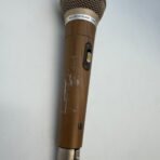Vintage Hanstar DM-839 Dynamic Microphone 500 Ohm Wood Grain Wired Mic - Image 2